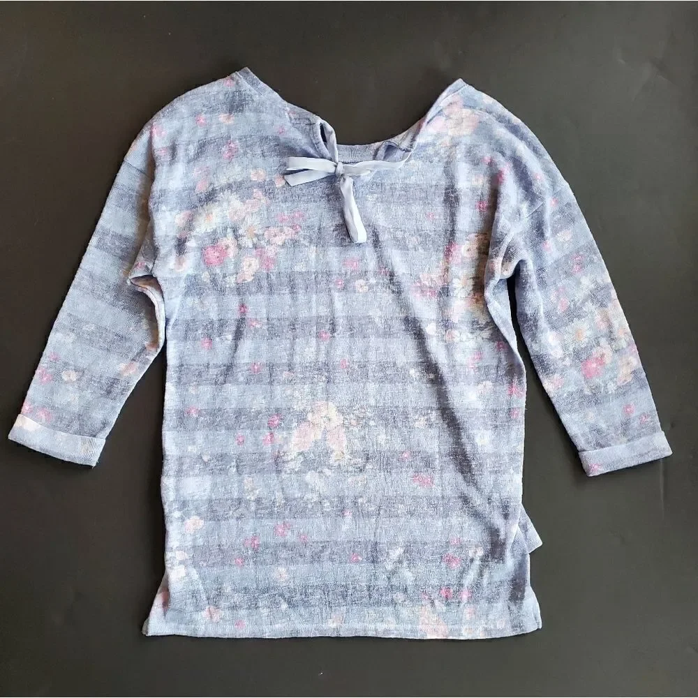 Lauren Conrad Lightweight Floral Sweater